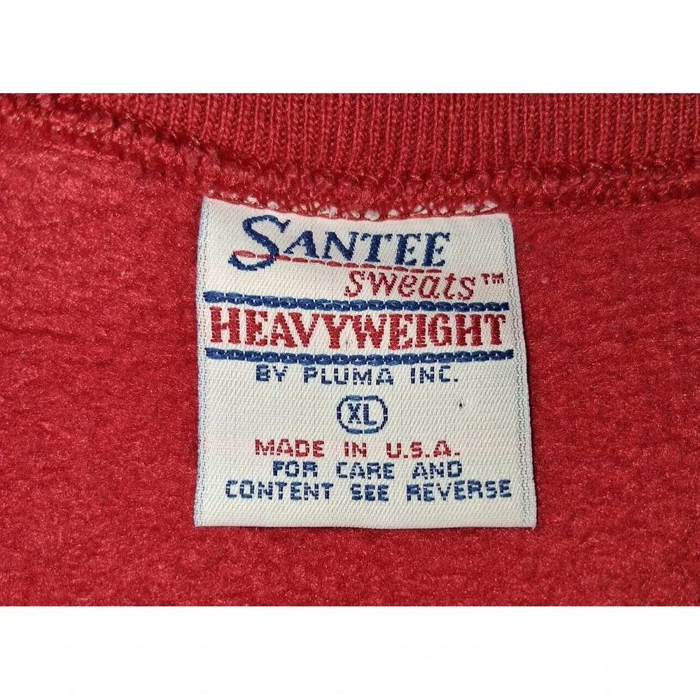 Vtg UNLV Runnin Rebels Crewneck Sweatshirt Size XL 90s Santee Spell Out Made USA